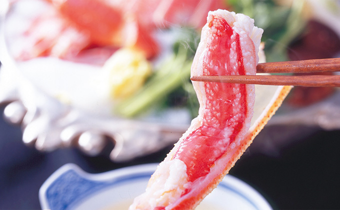 How to savor our signature dish Kanisuki.