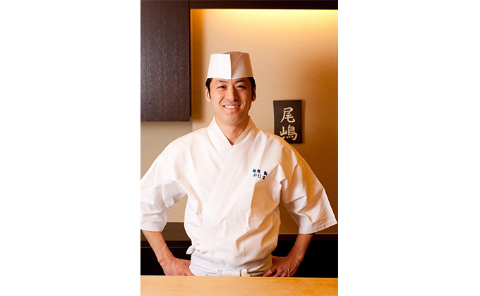 Our young chief chef is holding well in Ginza, a competitive district full of sushi restaurants.